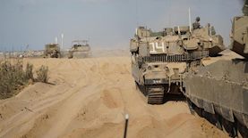 טנקים בעזה, צילום: דובר צה"ל