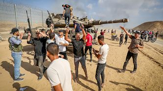 מתקפת פתע על ישראל ב-7 באוקטובר, צילום: פלאש 90/ עבד רחים כתיב