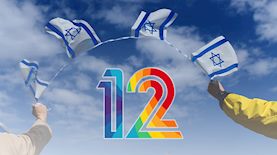 קמפיין דגלי ישראל של קשת 12- אילוסטרציה, צילום: פלאש 90/ תומר נויברג
