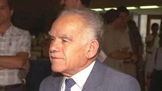 יצחק שמיר, צילום: יעקב סער לעמ