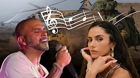 עשר היצירות המושמעות ביותר בחרבות ברזל, צילום: פלאש 90/ חיים גולדברג, אייל מרגולין, עבד רחים כתיב, רותם לבל, אלוני מור