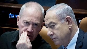 בנימין נתניהו ויואב גלנט, צילום: פלאש 90/ יונתן זינדל