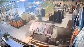 אסון בקניון בסין, צילום: צילום מסך מתוך טוויטר @Morbidful