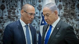בנימין נתניהו ואמיר ירון, צילום: פלאש 90/ חיים גולדברג