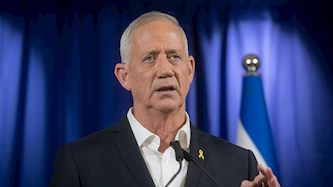 בני גנץ, צילום: פלאש 90/ מרים אלסטר