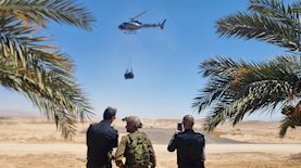 צילומים מתרגיל ''זריחה דרומית'' של מחוז הדרום במשטרת ישראל, צילום: דוברות המשטרה