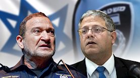איתמר בן גביר, קובי שבתאי, צילום: פלאש 90/ חיים גולדברג, אבשלום ששוני, shutterstock