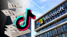 מיקרוסופט וטיקטוק, צילום: shutterstock