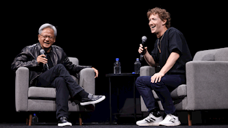 צוקרברג והואנג, צילום: יח"צ