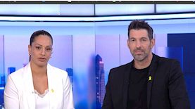 חיים אתגר ומעיין אדם, צילום: מסך קשת 12