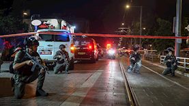 זירת הפיגוע ביפו, צילום: פלאש 90/ איתי רון