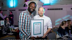 הזכייה בפרס היוקרתי, צילום: Global Good Awards 2024   ג'ונתן פרוג'ה/גאיה ויז'ואל