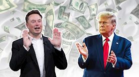 דונלד טראמפ, אילון מאסק, צילום: shutterstock