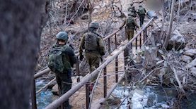 חיילים במרחב נהר הליטאני, צילום: דובר צהל