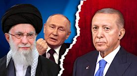 ארדואן, פוטין, ח'אמנאי, צילום: shutterstock