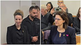 ירדן מן ועידית סילמן בבית המשפט, צילום: רחובות ניוז