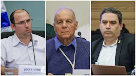 עמית בכר השופט עודד מודריק שמחה רוטמן, צילום: נועם מושקוביץ, דוברות הכנסת