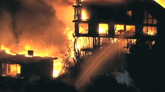 שריפות ענק בלוס אנג'לס, צילום: יוטיוב/ FOX 11 Los Angeles