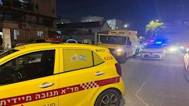 זירת הרצח בקרית עקרון, צילום: דוברות המשטרה