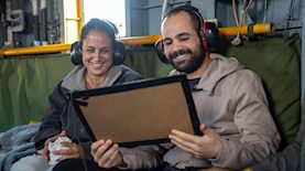 ירדן ביבס ואחותו, צילום: דובר צהל