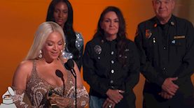 ביונסה בטקס פרסי הגראמי, צילום: יוטיוב/ Recording Academy / GRAMMYs