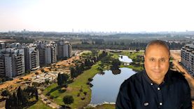 ניר פיינה, ברקע שכונת גליל ים, צילום: ניר פיינה מפיינה נכסים