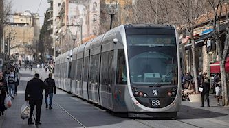 הרכבת הקלה בירושלים, צילום: פלאש 90/ יונתן זינדל