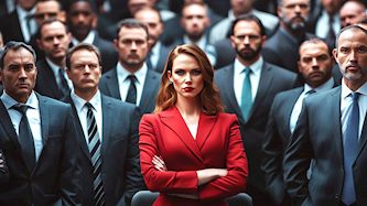 נשים בשוק העבודה-אילוסטרציה AI