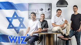 מייסד שותף וסמנכ״ל מחקר ופיתוח, רועי רזניק; מייסד שותף וסמנכ״ל טכנולוגיה, עמי לוטבק; מייסד שותף והמנכ״ל, אסף רפפורט; מייסד שותף וסמנכ״ל מוצר, ינון קוסטיקה, צילום: אבישג שאר-ישוב, shutterstock