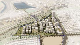 ראשון לציון מערב הדמיה, צילום: מילוסלבסקי אדריכלים