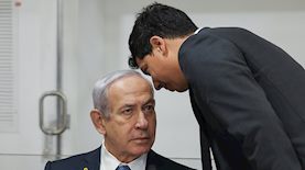 בנימין נתניהו בבית המשפט, צילום: פלאש 90/ מרים אלסטר