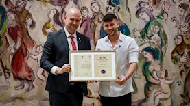 אליאב בטיטו ואמיר אוחנה, צילום: נועם מושקוביץ, דוברות הכנסת