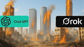 ChatGPT או GROK? (נוצר בבינה מלאכותית)