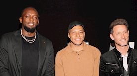 ליאור סושרד, קיליאן אמבפה, יוסיין בולט, צילום: רולטיים יחצ