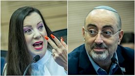 חברי הכנסת ניסים ואטורי וטלי גוטליב, צילום: יונתן זינדל/פלאש90