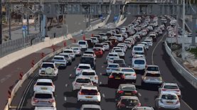 פקקים, צילום: פלאש 90/ יהושוע יוסף