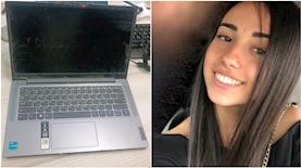 סיון אלקבץ ז"ל והמחשב, צילום: באדיבות המשפחה