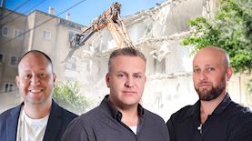 אלון וייזנברג, אלעזר במברגר ואבי ברוקס, צילום: רז רוגובסקי, פלאש 90/ ישראל הדרי