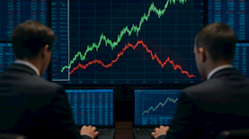 המחשה וול סטריט, צילום: ai