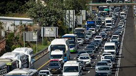 פקק תנועה, צילום: חיים גולדברג/פלאש 90