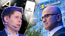 סאטיה נאדלה, סם אלטמן, צילום: shutterstock ,flickr/ World Economic Forum