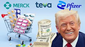 דונלד טראמפ וחברות התרופות, צילום: shutterstock