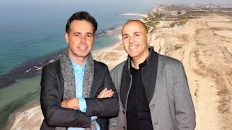 אסי טוכמאייר וברק רוזן מבעלי ישראל קנדה, צילום: רפי דלויה