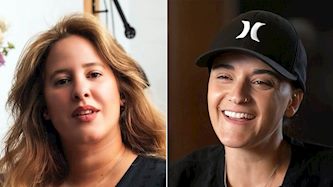 אמילי דמארי, דניאל עמית, צילום: מסך קשת 12, ספיר קוסה