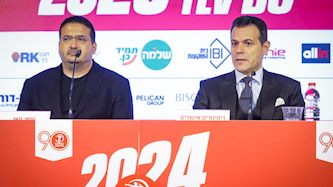 ימין לשמאל: דימטריס איטודיס ועופר ינאי, צילום: טל גל\פלאש90