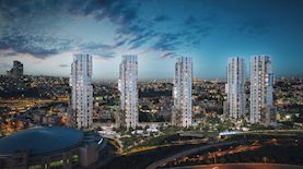 הדמייה - רובע SOHO, צילום: Dvision3