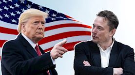 אילון מאסק, דונלד טראמפ, צילום: פלאש 90/ חיים גולדברג, shutterstock