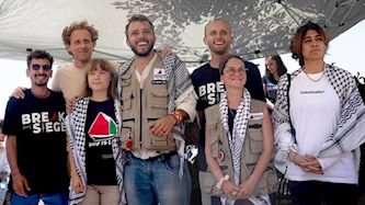 פעילים במשט לעזה, צילום: אינסטגרם/ gretathunberg