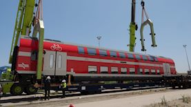 הקרונות לדו גלגלי, צילום: רכבת ישראל