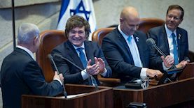 חאבייר מיליי נשיא ארגנטינה, צילום: פלאש 90/ יונתן זינדל